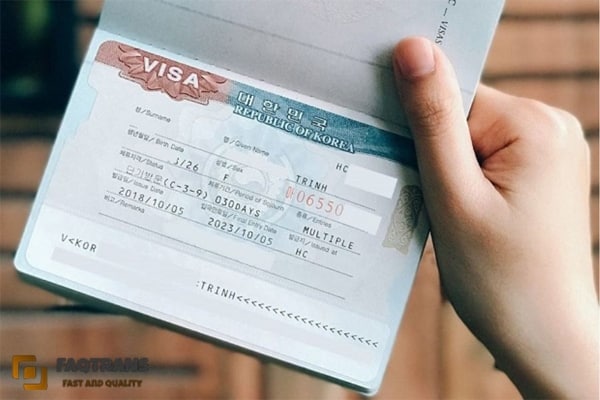 visa du lich han quoc