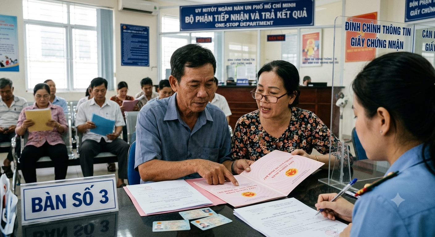 Sổ Hồng Bị Sai Thông Tin Phải Sửa Như Thế Nào? Quy Trình Đính Chính Thực Chiến.